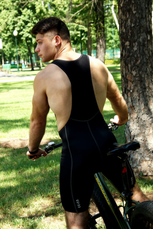 Велошорты мужские с лямками TOTALFIT VFG1-Y79